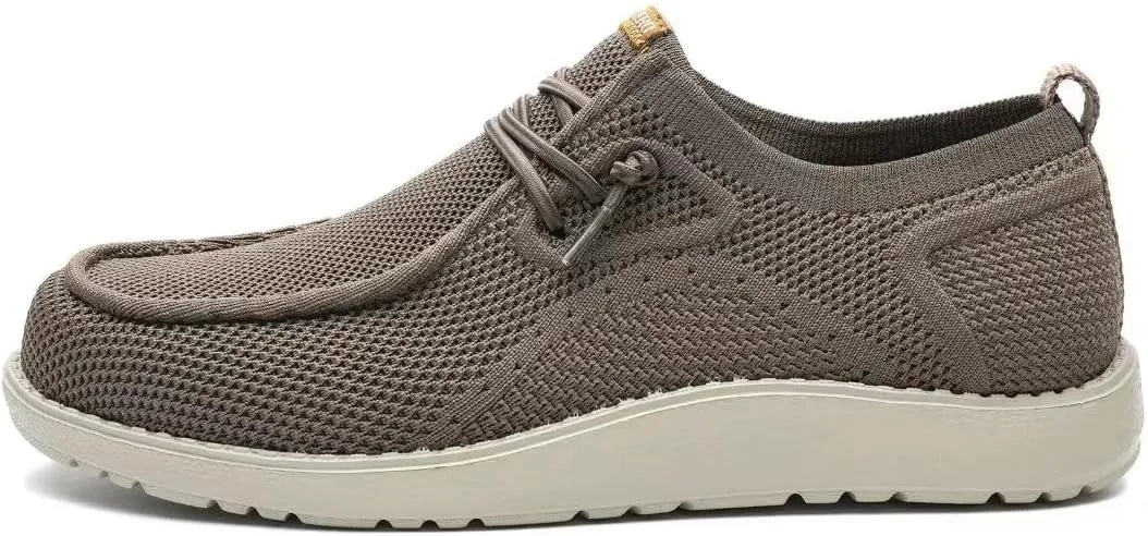 1TAZERO Mens Wide Shoes Casual Slip On Shoes for Men - Men Loafers Wide Comfortable Boat Shoes with Arch Support