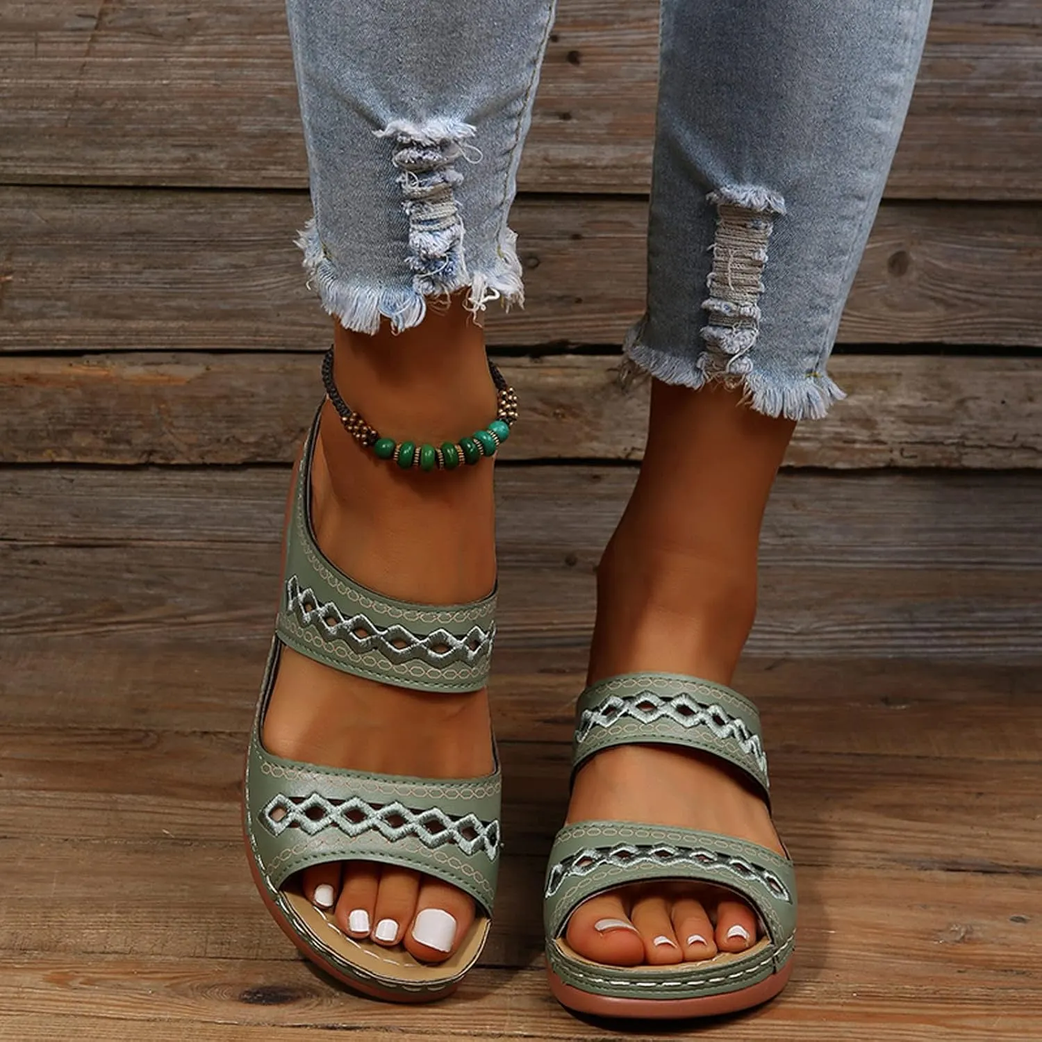 Arch Support Flip Flops for Women Orthopedic Recovery Sandals Comfortable Walking Shoes Summer Beach Casual Lightweight Yoga Mat Cushion Thong Sandals