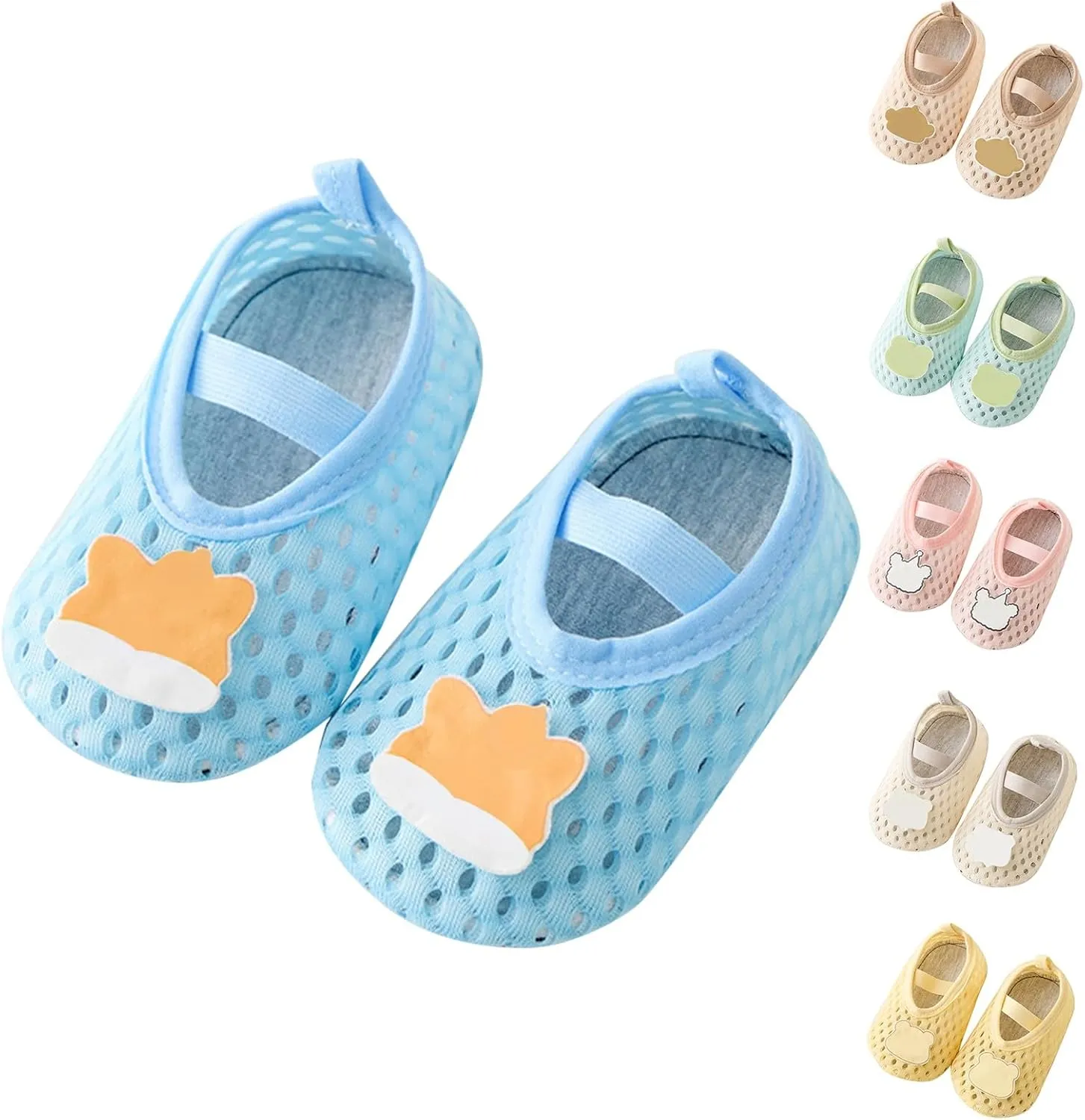 Baby Girls Boys Sandals Cartoon Lightweight Non-slip Quick-Dry Sandals Infant Comfortable Summer Beach Water Shoes