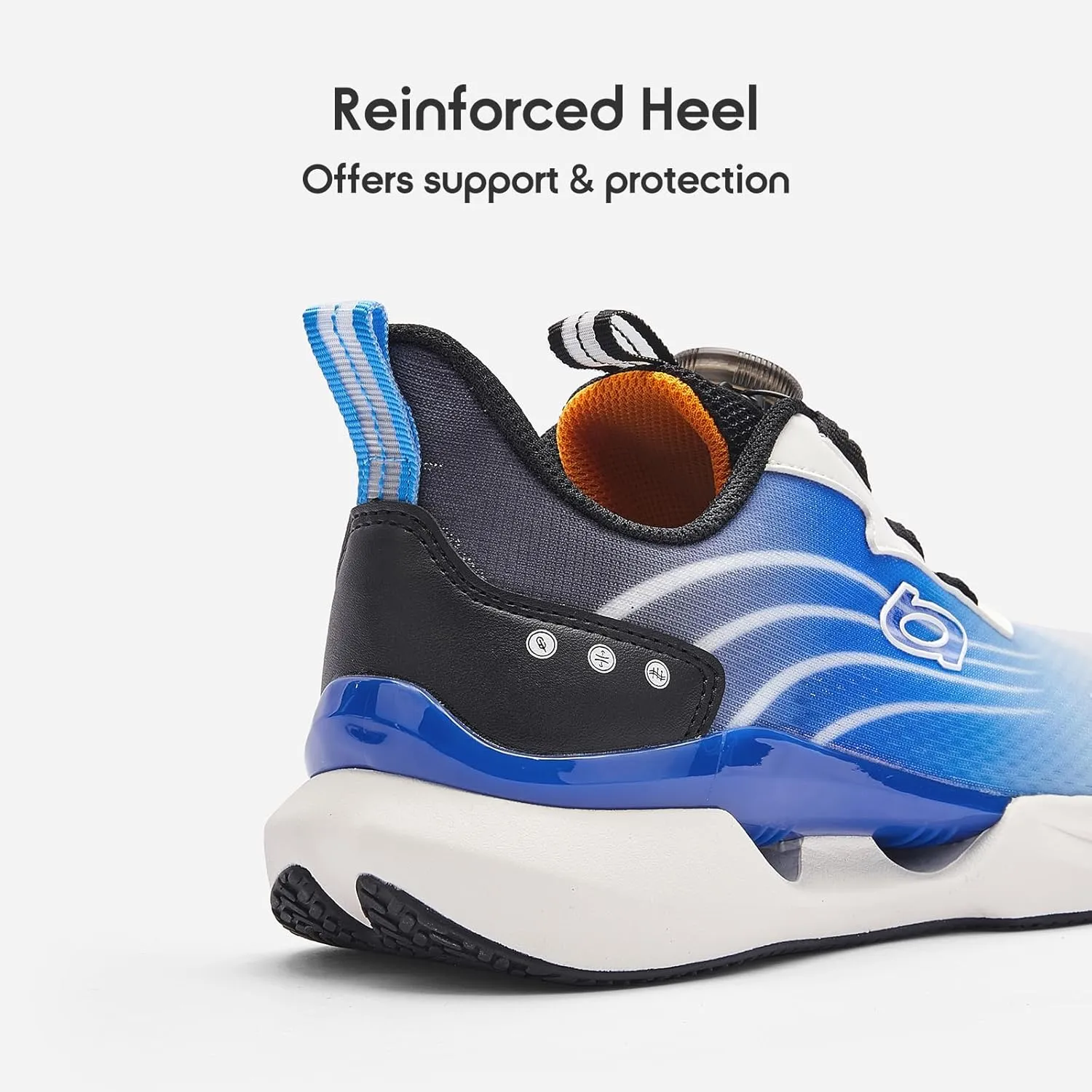 Balabala Kids Turn-Lock Sneakers Girls Boys Cool Running Tennis Shoes Lightweight Breathable Fashion Athletic Sports