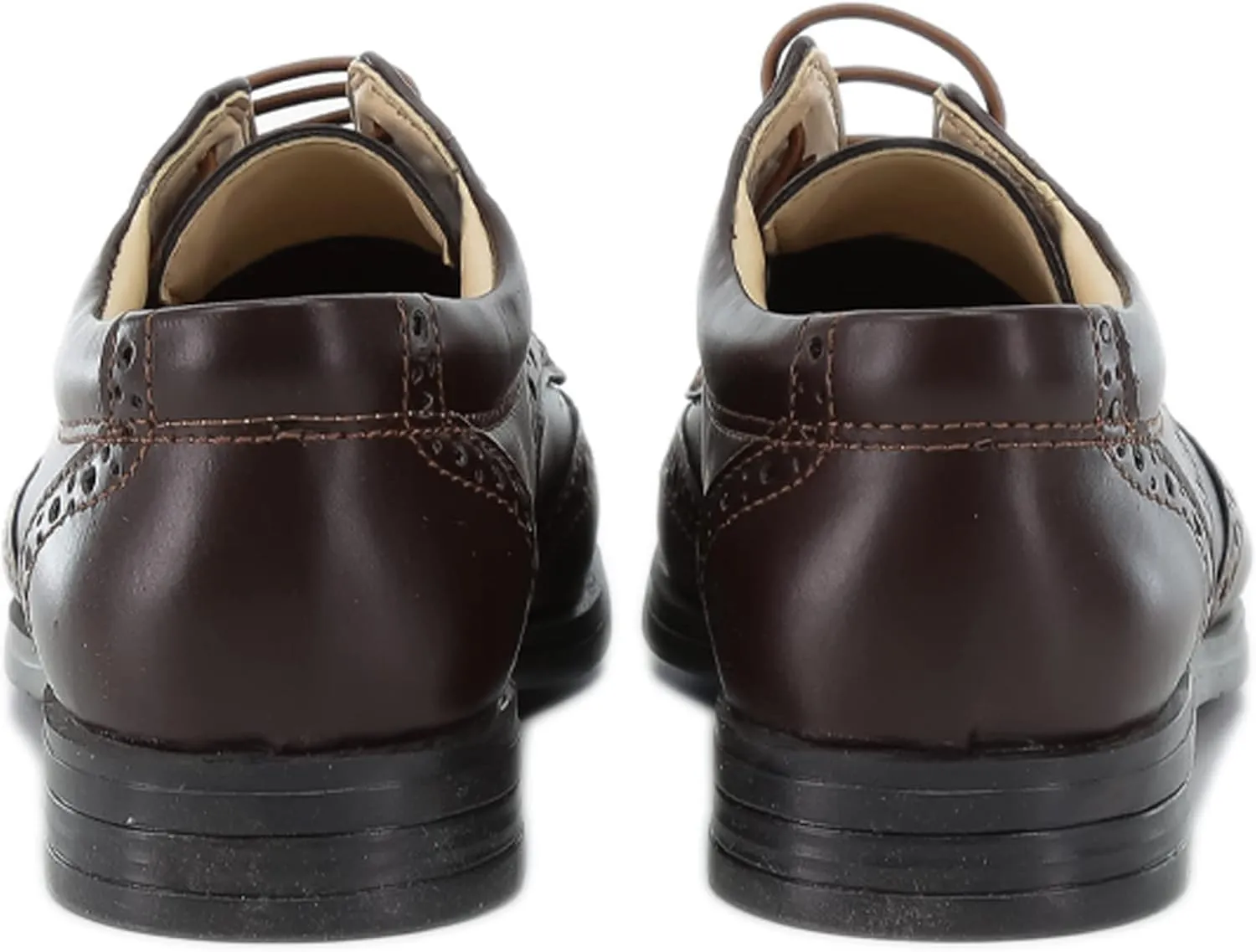 Boys Patent Derby Dress Shoes, Wingtip Brogue Lace-Up Wedding Prom Formal Footwear