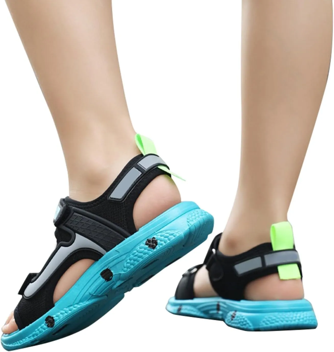 Boys Sport Sandals Summer Outdoor Athletic Hiking Shoes 2025 Fashion Kids Open Toe Adjustable Beach Casual Footwear
