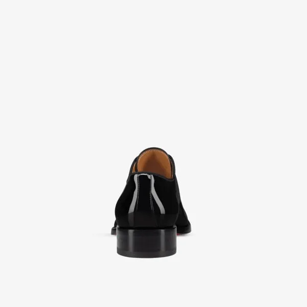Chambeliss Christian Louboutin Patent Derby Shoes, Black