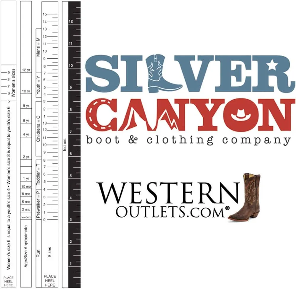 Children Western Cowboy Cowgirl Boot, Glitter Star by Silver Canyon for Girls and Toddlers