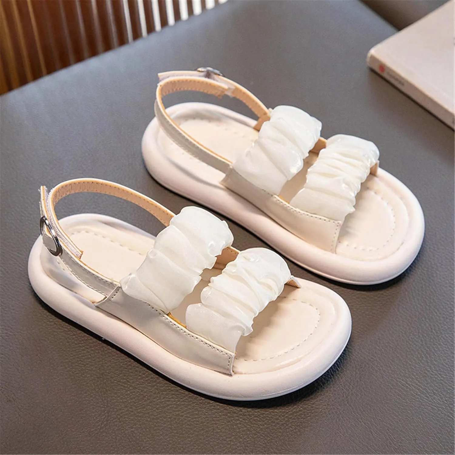 Comfortable Boys Kids Sandals Outdoor Shoes Children's Girls Sandals Summer Mesh Open Toe Shoes With Dresses Daily Wear