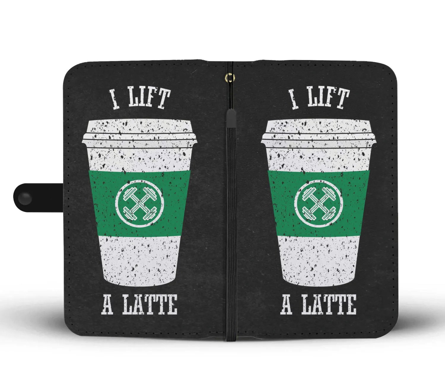 Crossfit I Lift a Latte Wallet Case