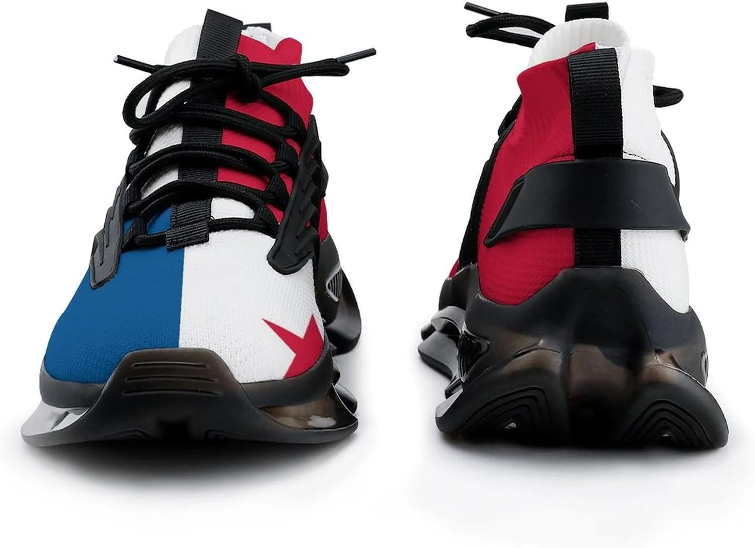 Flag of Panama Comfortable Running Shoes for Men Quick Dry Non-Slip Tennis Gym Sneakers