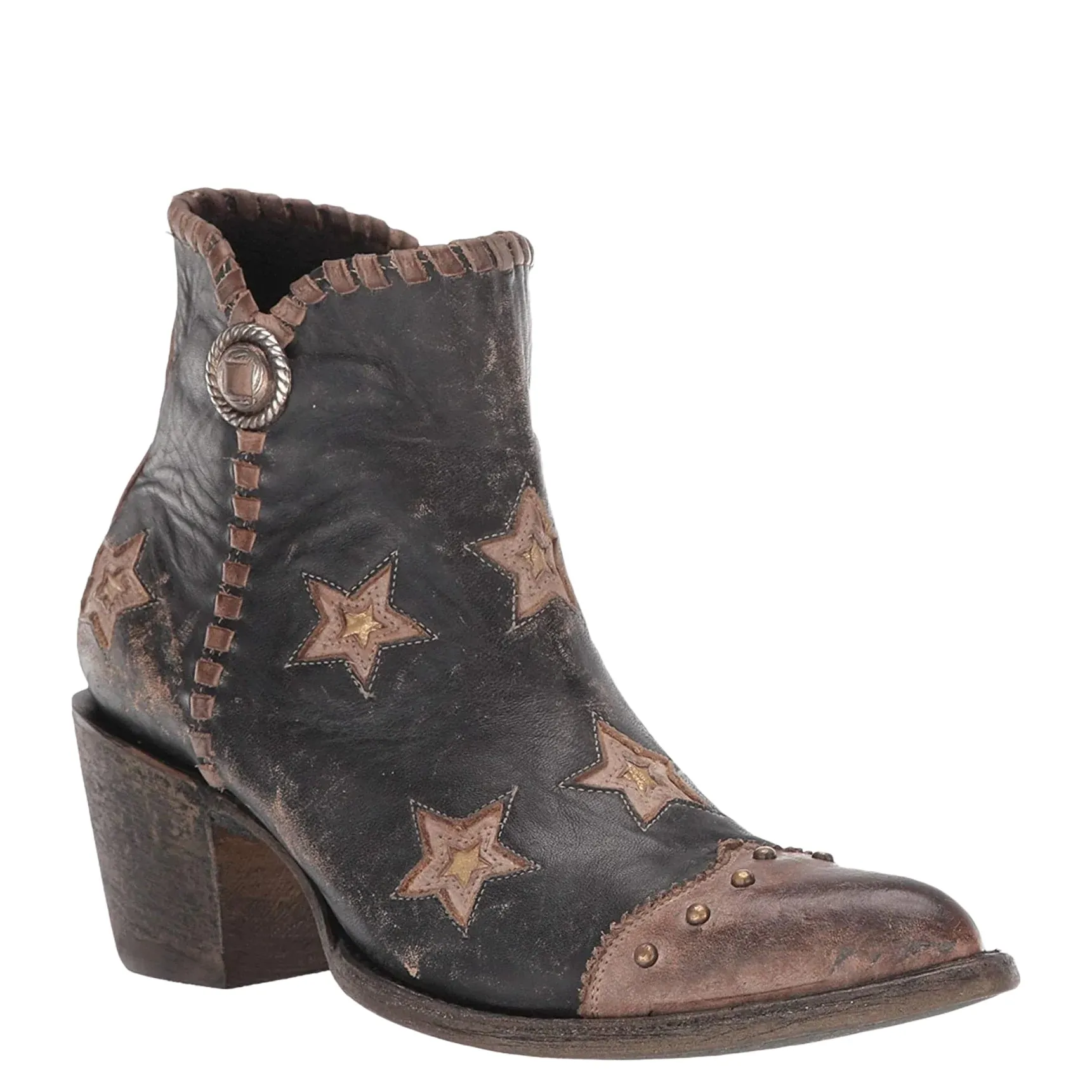 Glamis Short Boot With Stars- Old Gringo Cowboy Boots at Bourbon Cowgirl