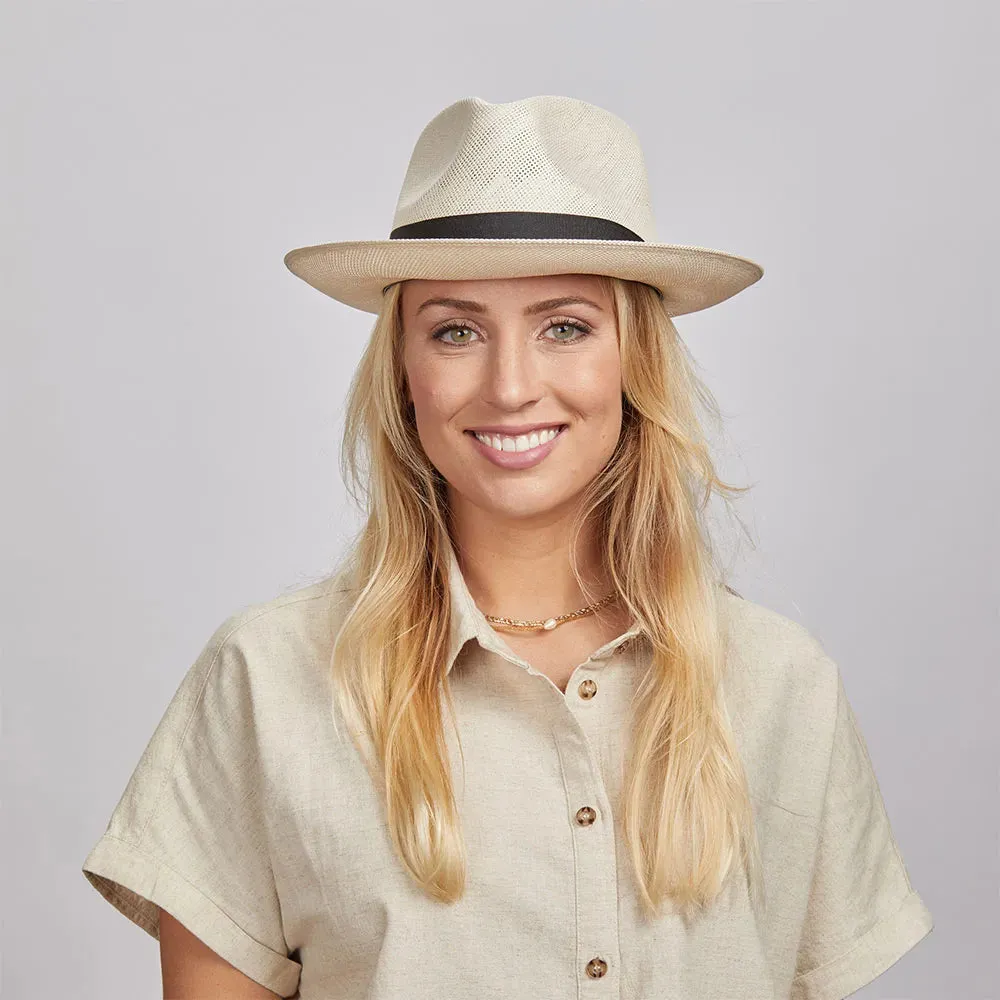 Ibiza | Womens Straw Fedora Hat