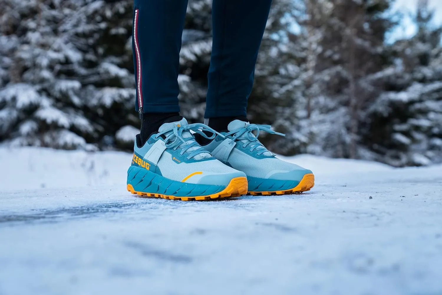 Icebug Womens Arcus BUGrip GTX Trail Running Shoe with Carbide Studded Traction Sole