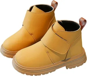 Infant Toddler Kids Winter Ankle Boot Solid Classic Water Proof Rubber Soft Sole Anti Slip Shoes for Outdoor Casual