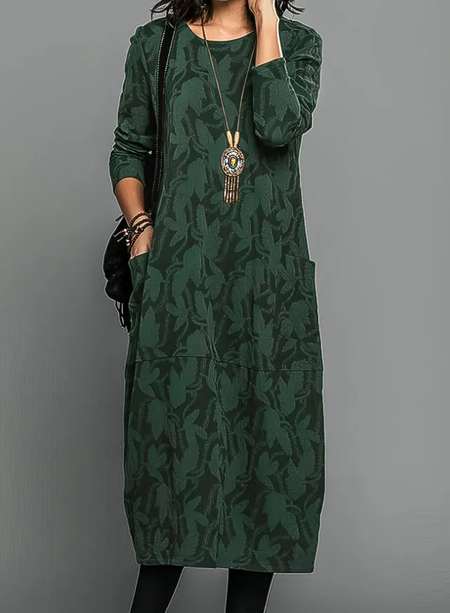 Katie | Casual Round Neck Winter Dress
