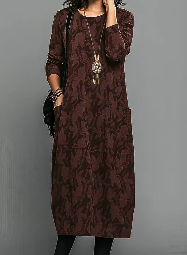 Katie | Casual Round Neck Winter Dress