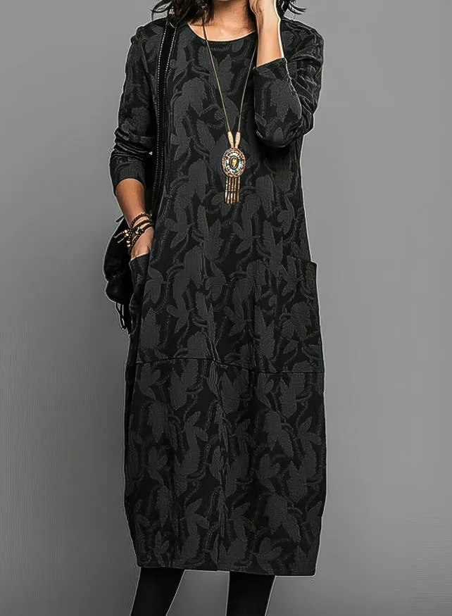 Katie | Casual Round Neck Winter Dress