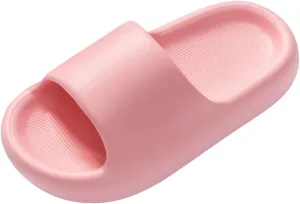 Kids Cloud Slides Boys Girls Slip On Children Shoes Comfortable Soft Soled Home Slippers Fashionable Outdoor Beach Slippers