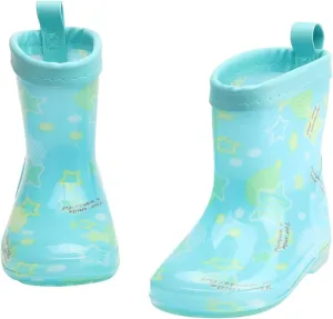 Kids Rain Boots, Toddler Girls & Boys Rain Boots Waterproof Water Shoes Non-slip Mud Boot with Non Slip Bottom