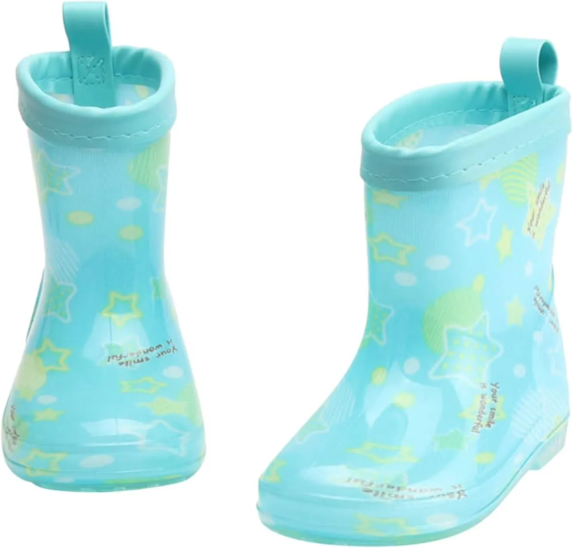 Kids Rain Boots, Toddler Girls & Boys Rain Boots Waterproof Water Shoes Non-slip Mud Boot with Non Slip Bottom