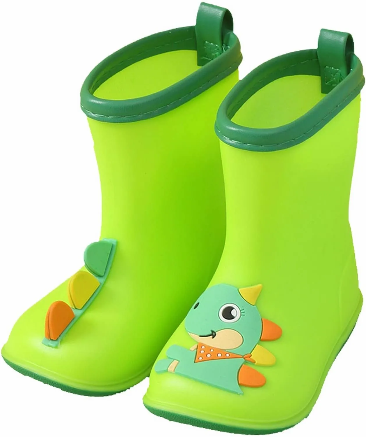 Kids Rain Boots, Toddler Girls Boys Rain Boots Waterproof Water Shoes Non-Slip Mud Boots with Cartoon Pattern