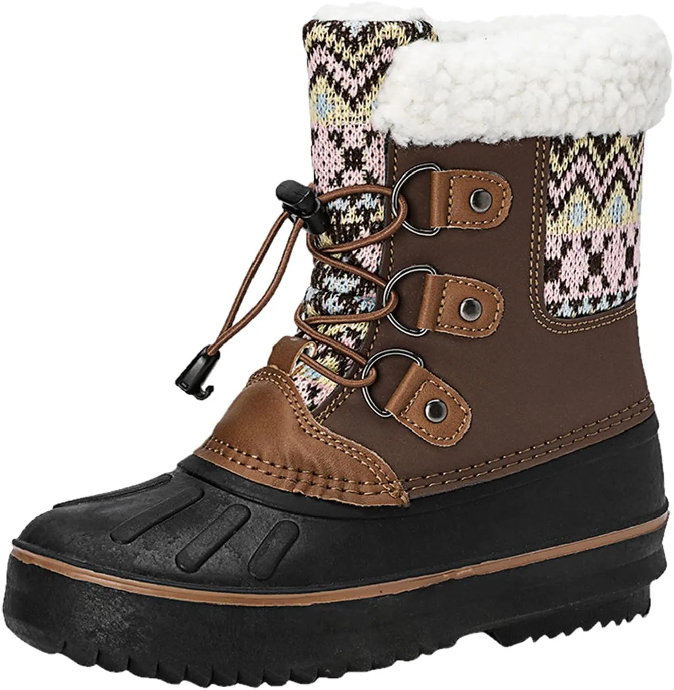 Kids Shoes Snow Boots Girls Boys OutdoorBoots Warm Boots With Cotton Snow Boots High Heel Little Girls Riding Boots