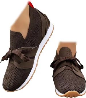 Ladmiple Slip On Sneakers Women Arch Support Running Shoes Lightweight Tennis Shoes Gym Workout Fashion Walking Sneakers 2025