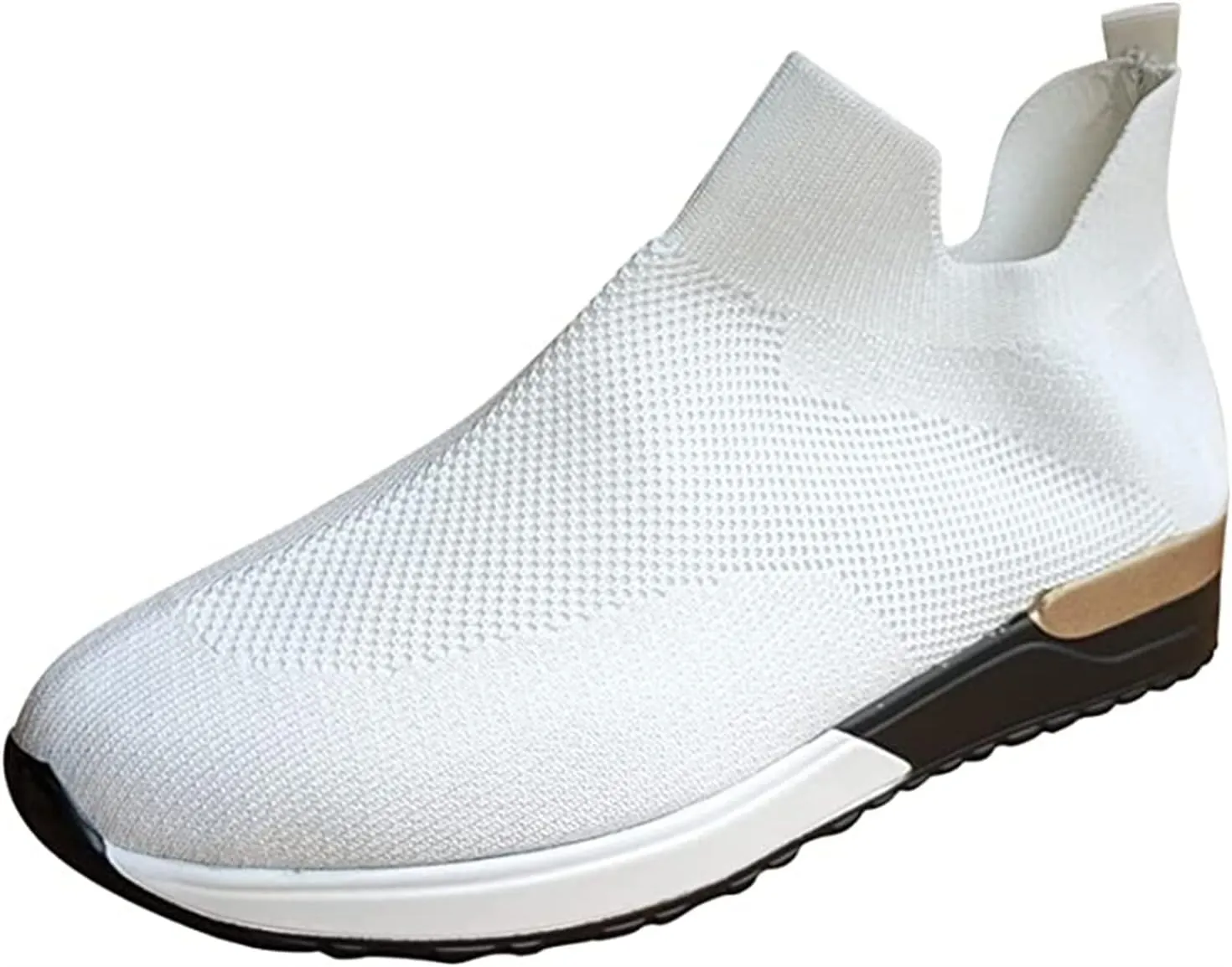 Ladmiple Walking Shoes Women Slip On Lightweight Comfort Breathable Sock Shoe Mesh Casual Fashion Tennis Running Sneaker