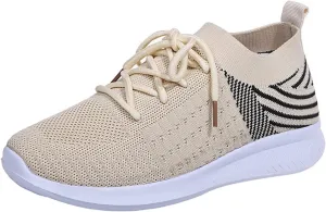 Ladmiple Walking Shoes Women Slip On Lightweight Sneakers Tennis Workout Gym Shoes Non Slip Comfort Fashion Running Shoe