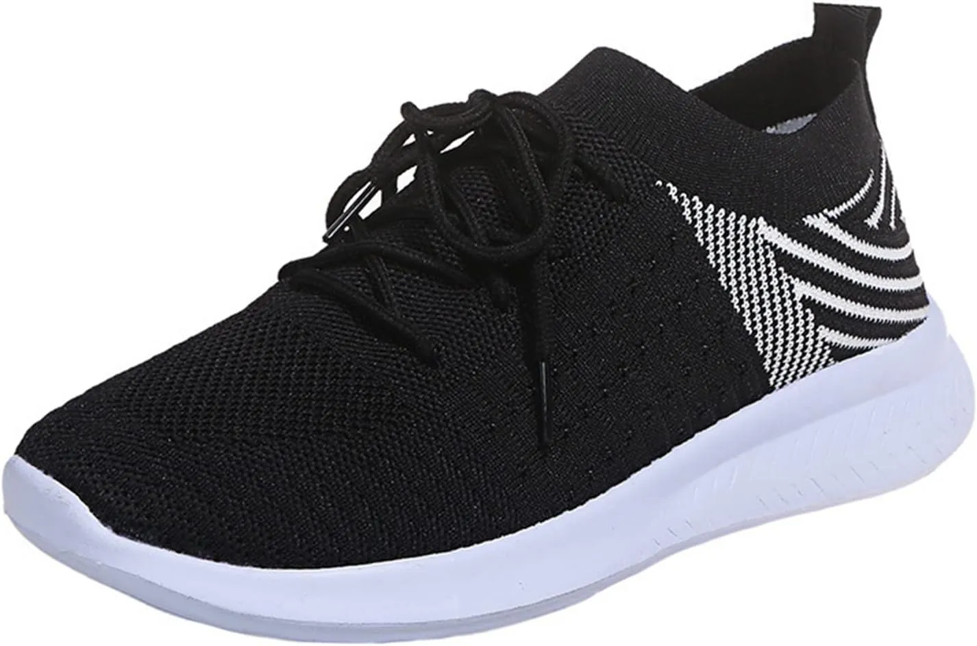 Ladmiple Walking Shoes Women Slip On Lightweight Sneakers Tennis Workout Gym Shoes Non Slip Comfort Fashion Running Shoe