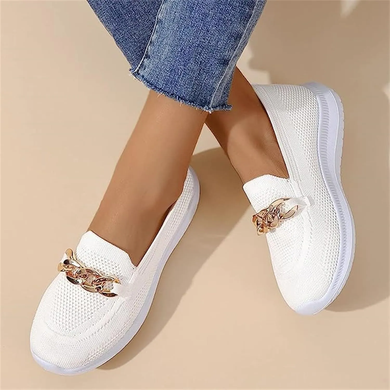Ladmiple Womens Tennis Shoes Slip on Sneakers Arch Support Non Slip Comfort Walking Workout Gym Running Athletic Shoes