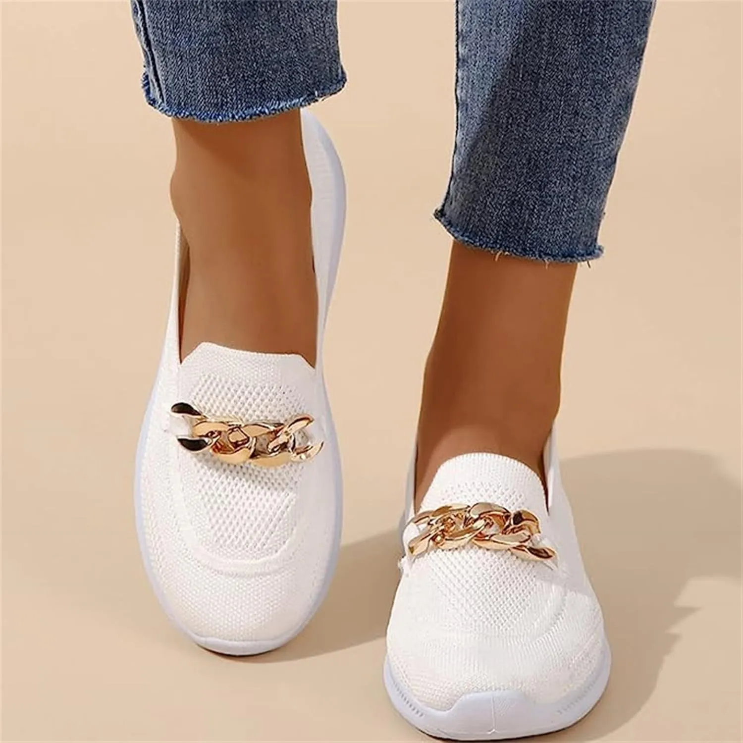 Ladmiple Womens Tennis Shoes Slip on Sneakers Arch Support Non Slip Comfort Walking Workout Gym Running Athletic Shoes