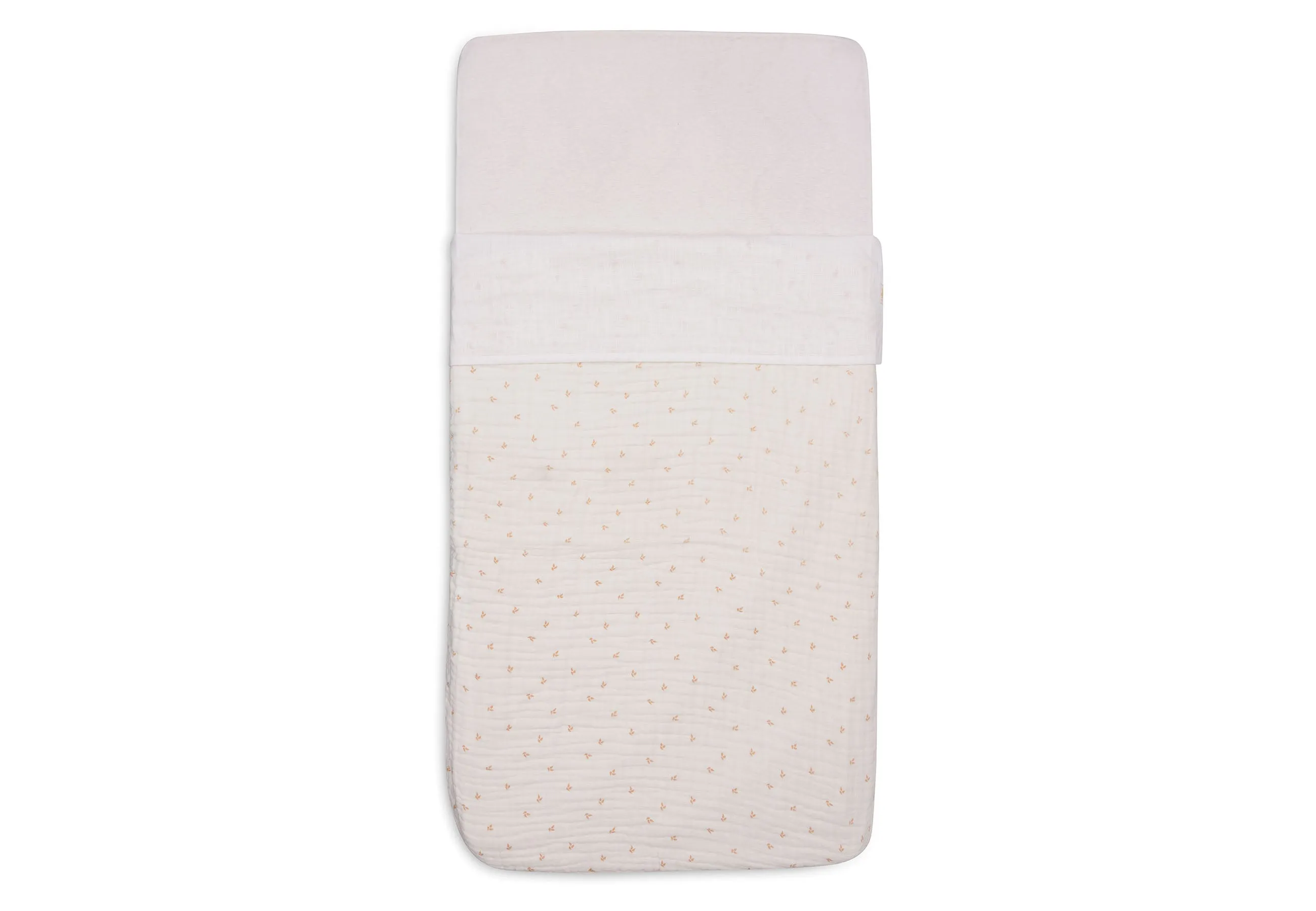 Laken Wieg 75x100cm Slub - Ivory