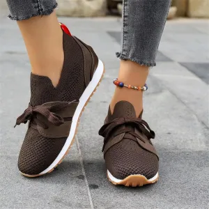 Lausiuoe Slip On Sneakers Women Arch Support Running Shoes Lightweight Tennis Gym Workout Shoes Breathable Walking Sneakers