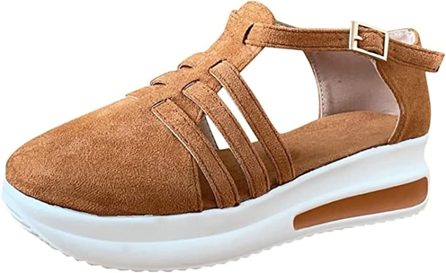 Lausiuoe Sneakers For Women Slip On Arch Support Walking Shoes Non Slip Fashion Casual Comfort Gym Sports Running Shoes