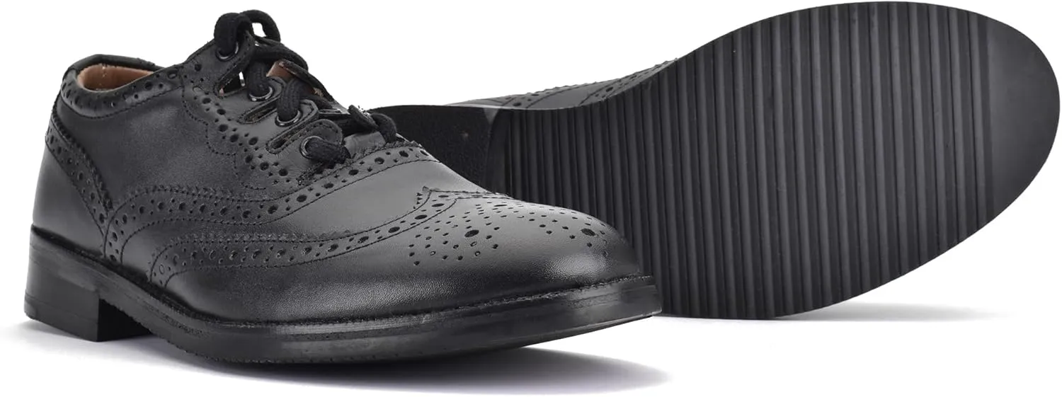 Leather Ghillie Brogue Kilt Shoes Traditional Scottish Piper and Highland Outfit Wedding Shoes Featuring Extra Long Laces & Leather Tassels - Sizes 7  15 Style - Comfort Piper Color - Black