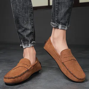 Marcos - Wildleder-Slipper mit sichtbaren Nhten und lssigem Stil