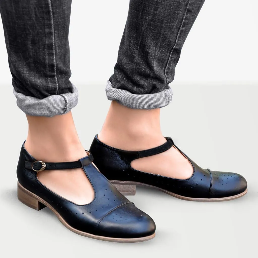 Mary Janes for Women - Comfortable Business Casual & Office Shoes  1 Heel - Consciously Handcrafted in Europe