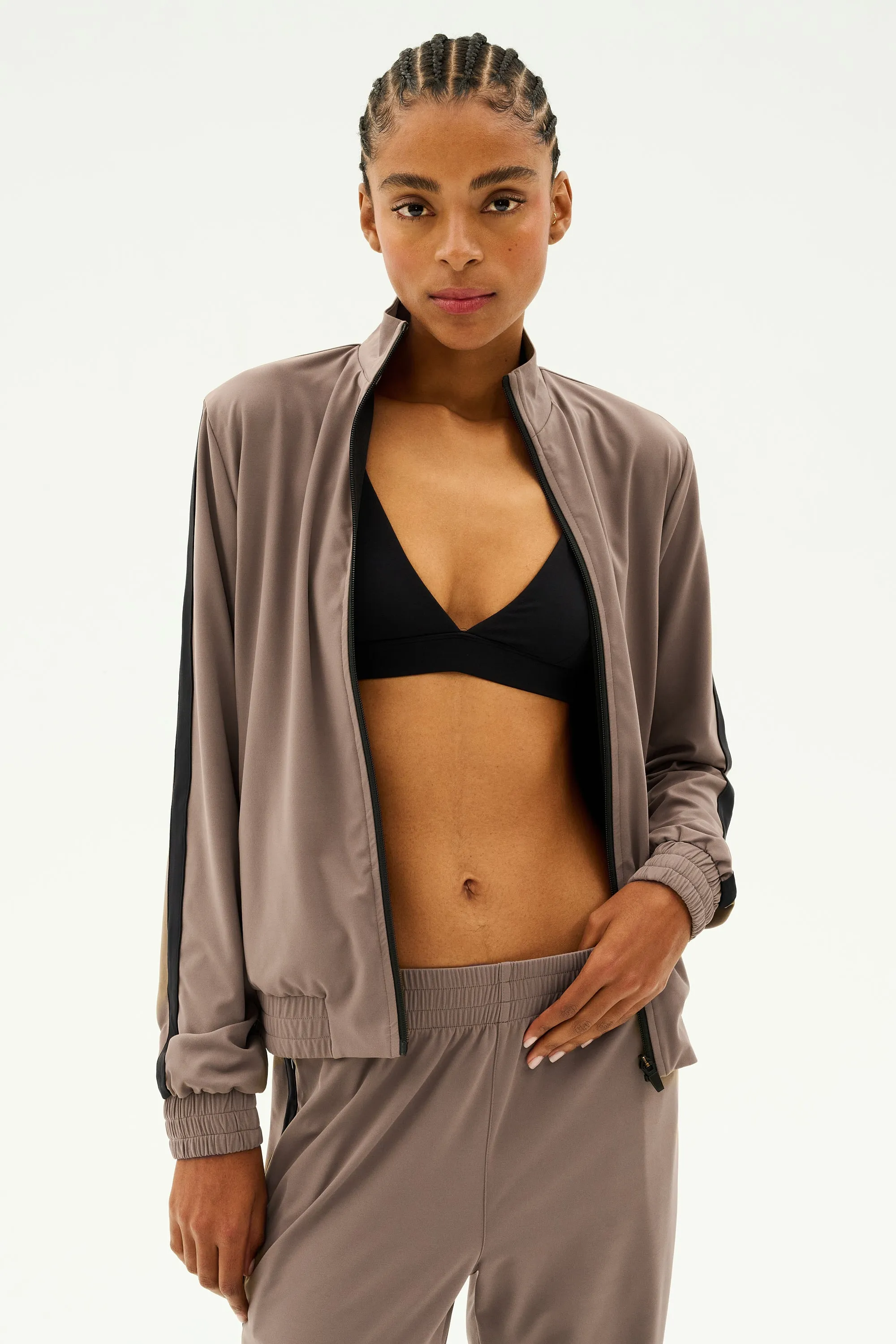 Max Rigor Track Jacket - Lentil/Black