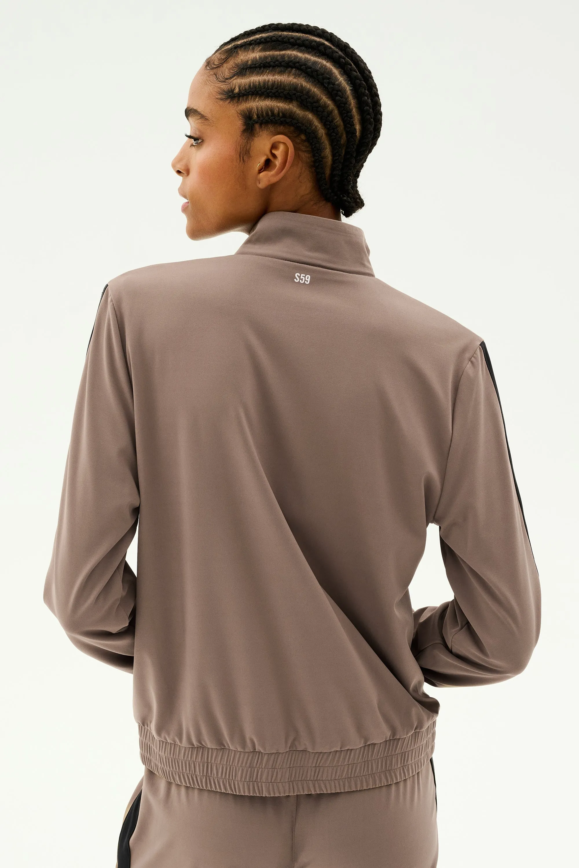 Max Rigor Track Jacket - Lentil/Black