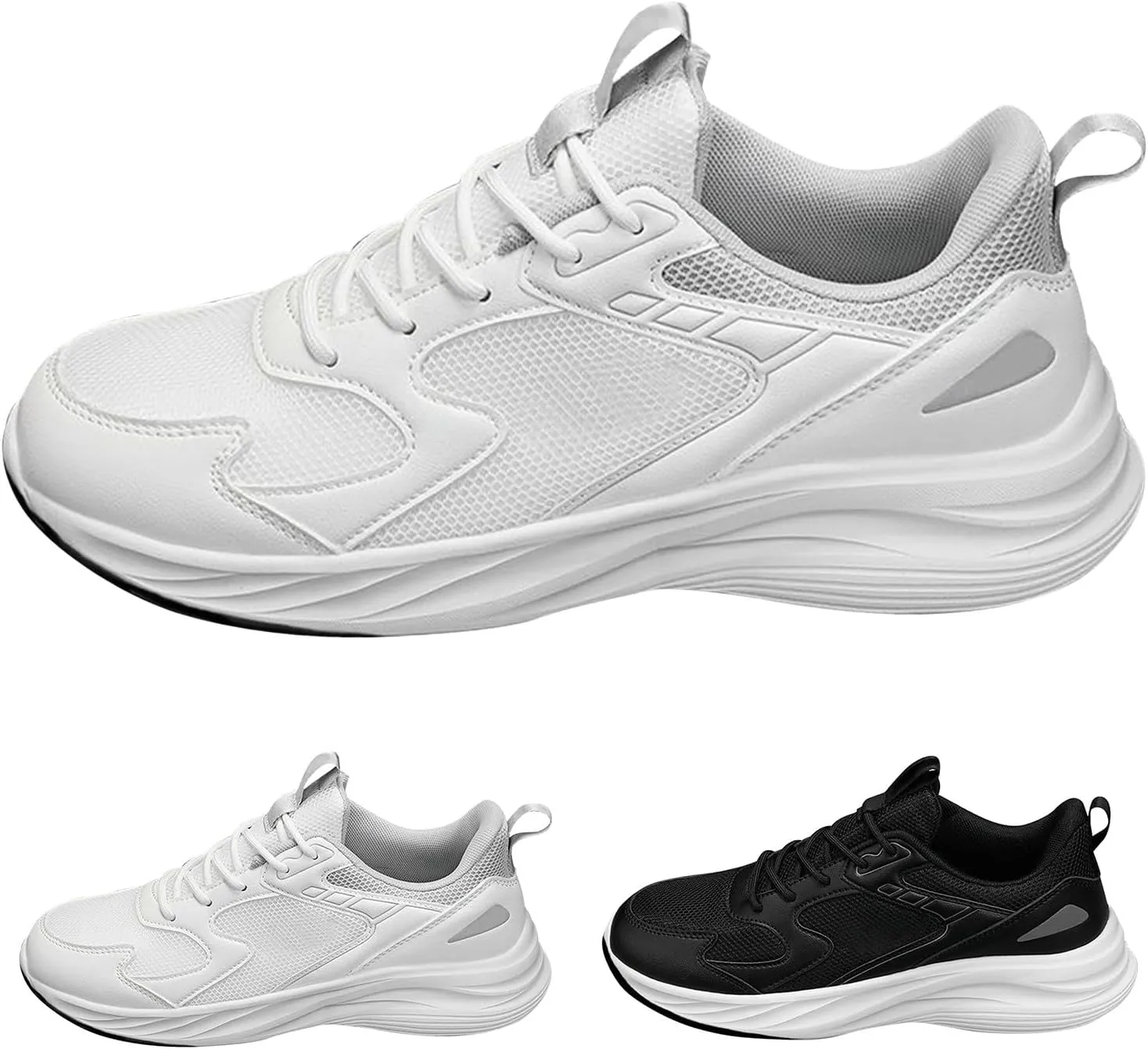 Men Slip On Casual Walking Shoes Lightweight Breathable Jogger Running Shoes Comfortable Workout Gym Fashion Sneakers for Women