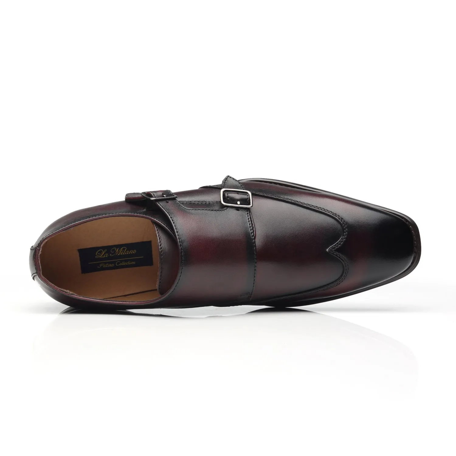 Men's Monk Strap Edna-1-burgundy