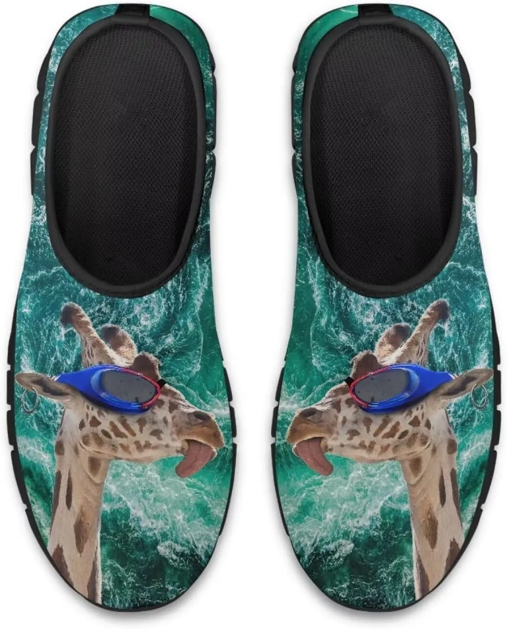 Men's Slip On Casual Walking Shoes Flat Loafers Animal Print Sneakers Anti-Skid Comfortable Low Cut Sports Sneakers