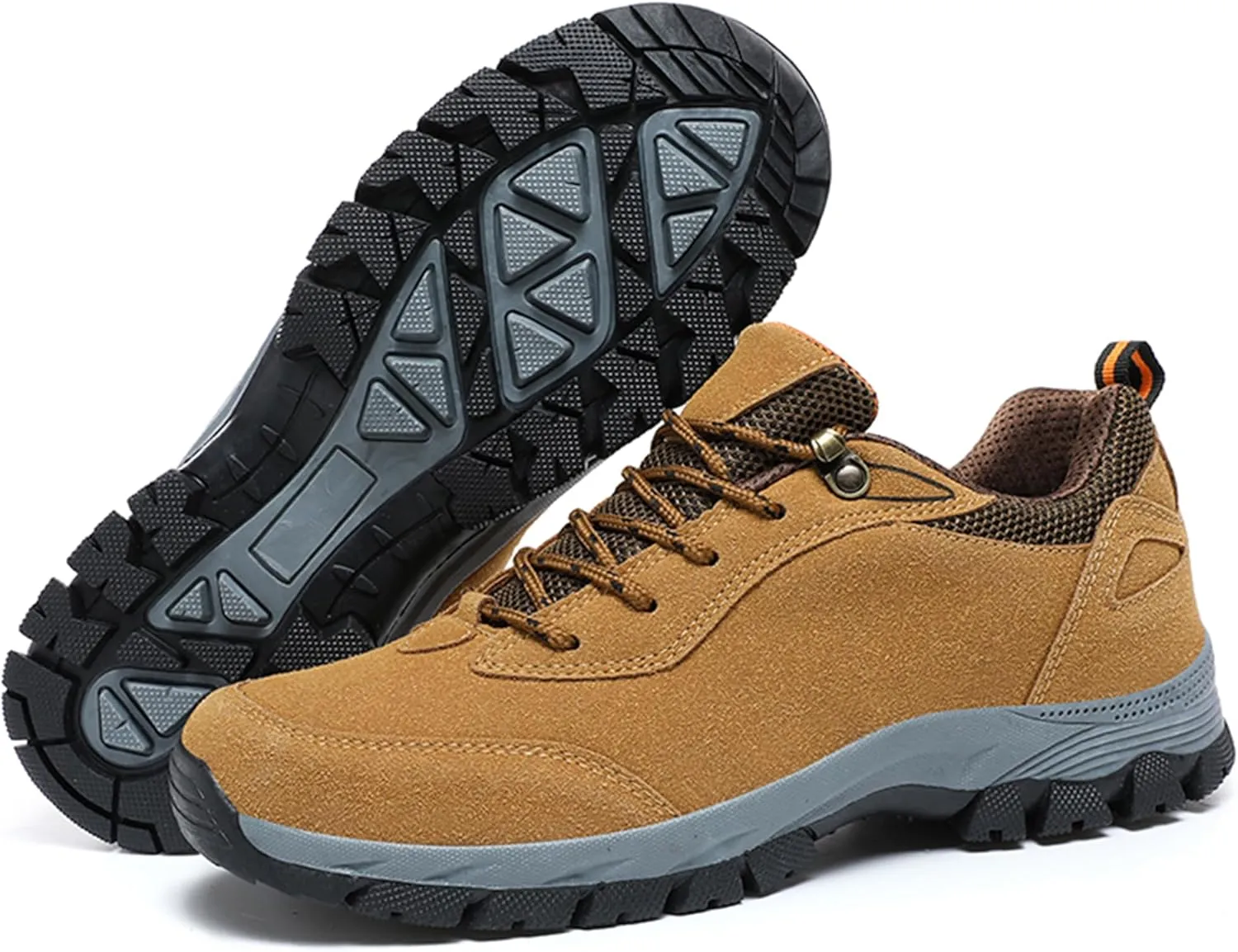 Mens Trekking Trails Hiking Waterproof Non-Slip Shoes Lightweight Sneakers for Men