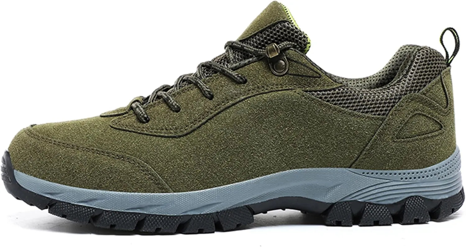 Mens Trekking Trails Hiking Waterproof Non-Slip Shoes Lightweight Sneakers for Men