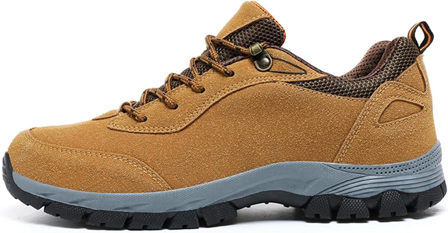 Mens Trekking Trails Hiking Waterproof Non-Slip Shoes Lightweight Sneakers for Men