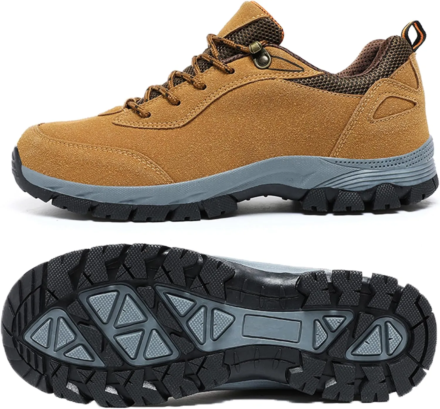 Mens Trekking Trails Hiking Waterproof Non-Slip Shoes Lightweight Sneakers for Men
