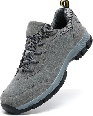 Mens Trekking Trails Hiking Waterproof Non-Slip Shoes Lightweight Sneakers for Men