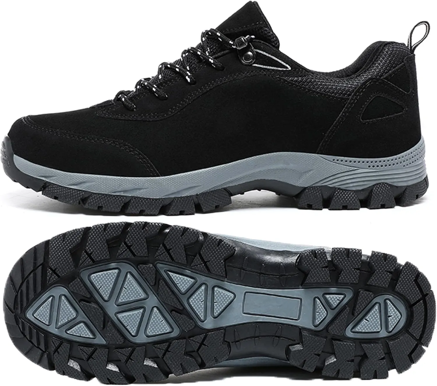 Mens Trekking Trails Hiking Waterproof Non-Slip Shoes Lightweight Sneakers for Men