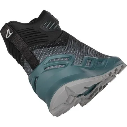 Merger GTX Mid Trail Women's Lowa Running Shoe, Petrol/Ice Blue
