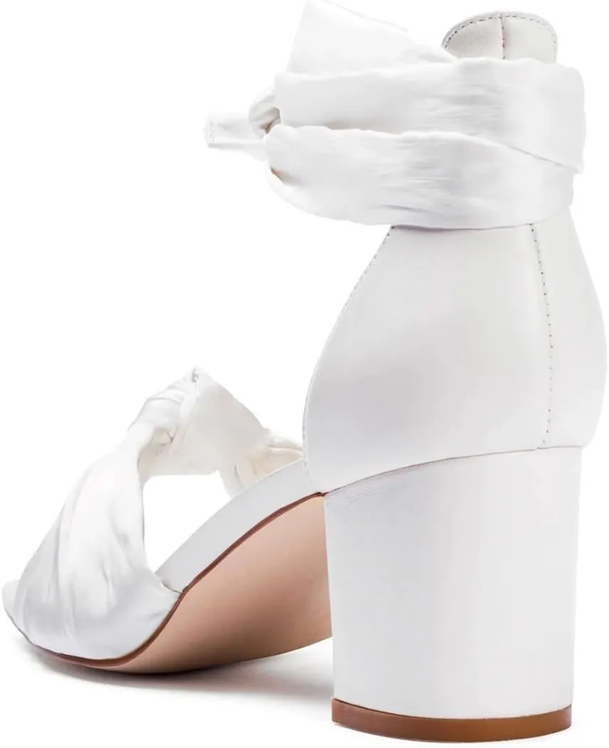 miss left Women Elegant Open Square Toe Block Low Heel Sandals Strappy Ankle Strap Graceful Wedding Party Prom Shoes Size 4-16 US