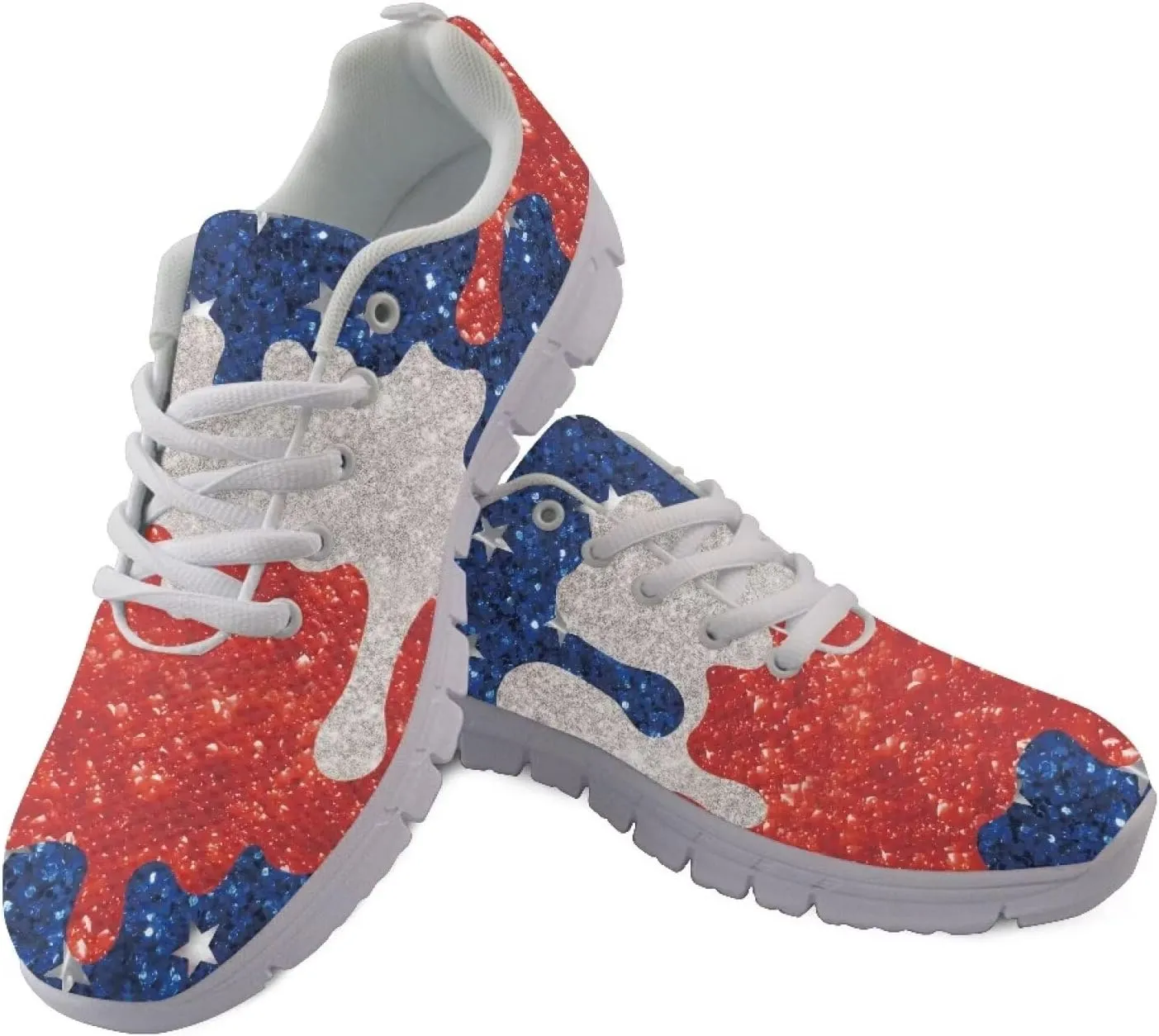 Modysero Shoes for Women Lightweight Breathable Nonslip Sneakers Casual Daily Lace Up Tennis Shoes