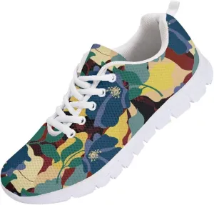 Modysero Shoes for Women Lightweight Breathable Nonslip Sneakers Casual Daily Lace Up Tennis Shoes